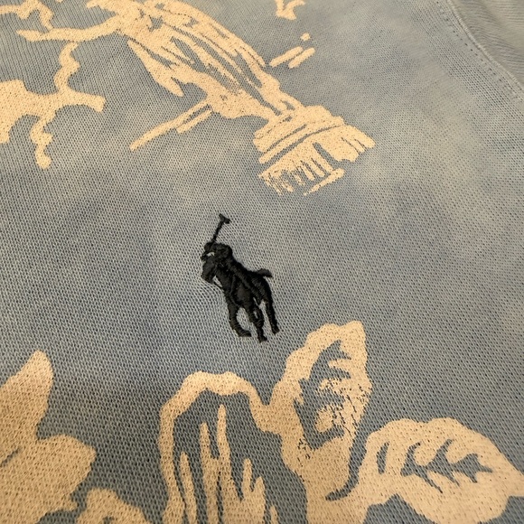 EUC Polo Ralph Lauren Men's Laguna Hawaiian Spa Terry Hoodie Sweatshirt – Large - Picture 7 of 9